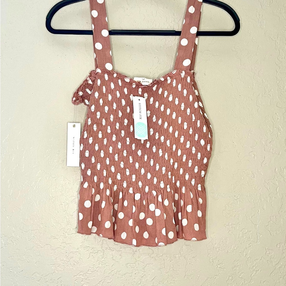 Sophie Rue Chabot Smocked Skirted Top